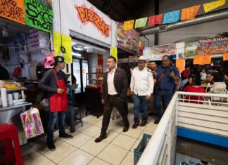 Respaldo permanente a locatarios del mercado Tariácuri: Torres Piña