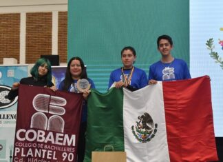 Alumno del Cobaem gana segundo lugar en competencia internacional de robótica