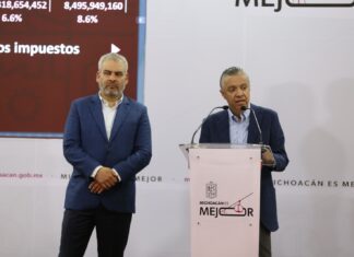 Van 9 mil 438 mdp a infraestructura estatal: Bedolla