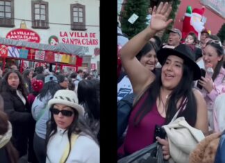 Turistas de Morelia no logran ingresar a la Villa de Santa Claus en Tlalpujahua por saturación