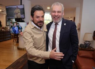 Bedolla y Zoé Robledo revisan acciones y proyectos del IMSS para Michoacán