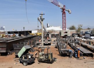 Con avance del 30 % el paso superior vehicular La Hielera, en Uruapan: Gobierno estatal