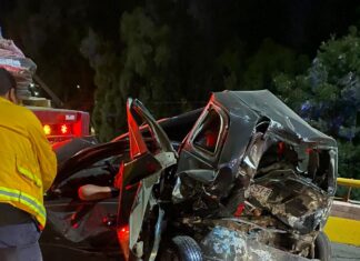 Accidente en el Libramiento de Morelia deja cuatro heridos, entre ellos dos niños
