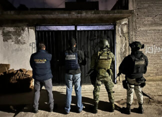 Cateo en la colonia Primo Tapia Poniente deja cuatro detenidos y más de 800 dosis de droga aseguradas