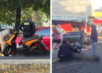 Dos accidentes de motocicletas en Morelia dejan conductores heridos