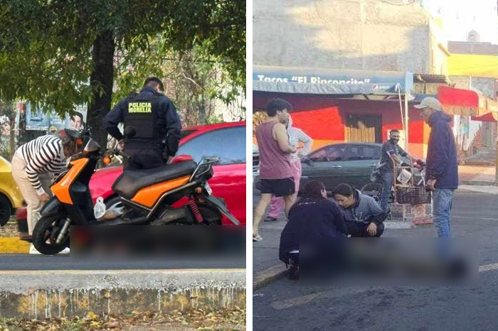 Se-registran-2-accidentes-de-motocicletas-en-diferentes-sitios-de-Morelia