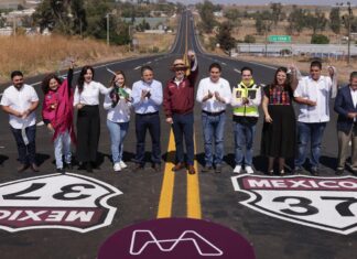 Inaugura Bedolla rehabilitación carretera La Piedad-Numarán