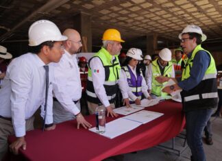Supervisa Bedolla avances del teleférico en Uruapan