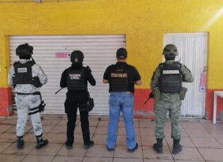 Fiscalía asegura establecimiento y decomisa narcótico en Apatzingán