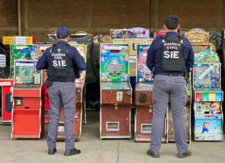 Decomisadas más de 100 máquinas tragamonedas en 2 meses: SSP