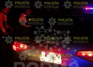 Policía Morelia asegura vehículo robado y detiene a un sospechoso