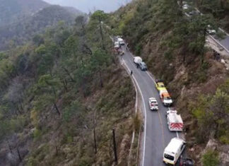 Mueren al menos 12 integrantes de una familia tras caer a un barranco en carretera de Nuevo León: VIDEO