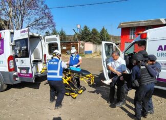 Violencia en Tiripetío: presuntos normalistas hieren a policía con pirotecnia durante intento de bloqueo en la Morelia–Pátzcuaro