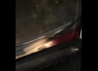 Conduce en sentido contrario en Ramal Camelinas y se estrella contra muro de contención