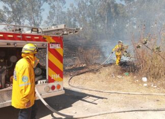 PC Estatal controla incendio en Altozano