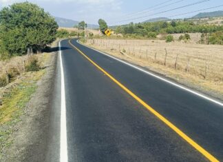 Gobierno de Michoacán modernizó carretera Nahuatzen-Arantepacua