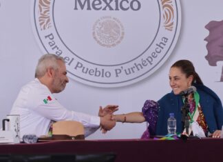 Sheinbaum honra su palabra desde la Meseta Purépecha: Bedolla