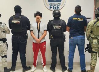 Detenido presunto homicida de una mujer en Jacona: SSP