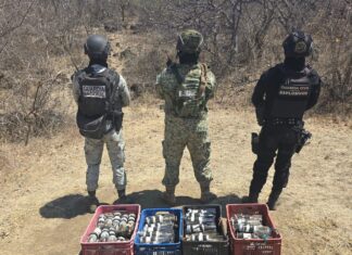 SSP y Defensa desactivan 168 explosivos para ser arrojados desde dron en Tierra Caliente