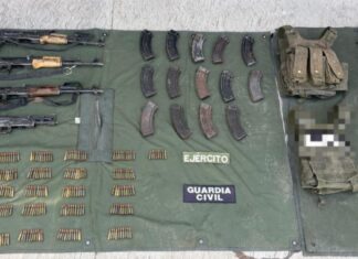 SSP y Defensa aseguran más de 350 cartuchos y cuatro fusiles en Buenavista