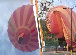 Se desploma globo aerostático en Teotihuacán; 12 lesionados, algunos de gravedad