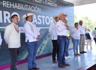 Entrega Bedolla rehabilitación del tramo carretero Puruándiro-Pastor Ortiz