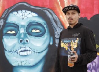 Colores que transforman; artistas urbanos crean mural en Paso Catrinas
