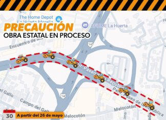 A partir de mañana cierre temporal de carriles sobre libramiento de Morelia