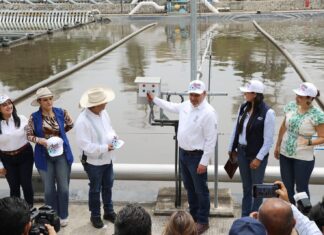 Con inversión de 200 mdp, inaugura Bedolla planta tratadora de agua en Uruapan