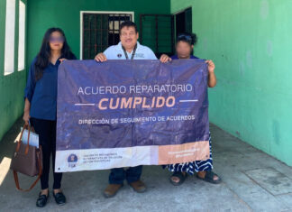 FGE celebra acuerdo reparatorio y restituye inmueble en Lázaro Cárdenas