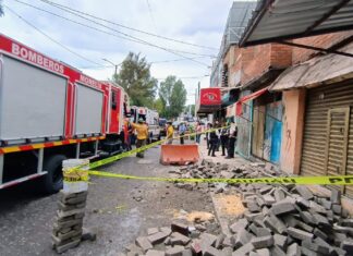 Dos mujeres resultan heridas tras caída de barda en la colonia Emiliano Zapata, en Morelia