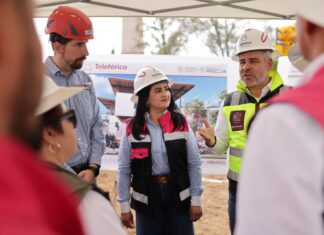 Avanza la transformación de Morelia; supervisa Bedolla estaciones del teleférico
