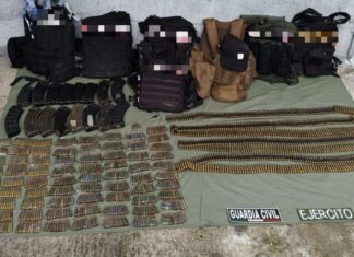 Aseguran mil 410 municiones de alto poder y chalecos alusivos a grupo delincuencial en Juárez: SSP