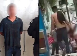 Detienen a hombre que cargaba una cabeza humana en calles de Coatepec, Veracruz