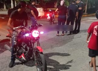 Accidente en motocicleta deja a un hombre lesionado en Apatzingán
