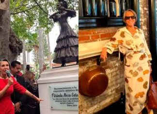 “Vergüenza para el pueblo”: convocan marcha para retirar estatua de Florinda Meza en Zacatecas