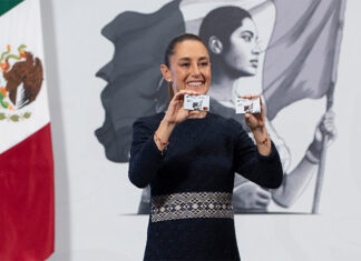 Sheinbaum presenta tarjeta FINABIEN Paisano para envío de remesas con comisión de 2.99 dólares