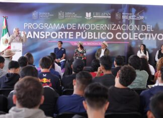 En Uruapan se consolida un sistema integral de movilidad y transporte: Bedolla
