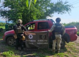 SSP y Defensa aseguran armamento y vehículos en Buenavista