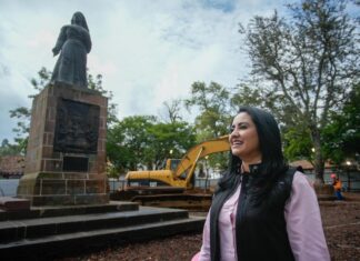 Restauración de plaza Gertrudis Bocanegra en Pátzcuaro detonará turismo: Gladyz Butanda