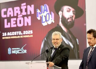 ¡Donar para disfrutar! Bedolla invita a fans de Carín León a participar en dinámica para concierto