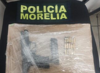 Policía Morelia asegura arma de fuego tras reporte de riña en Mil Cumbres