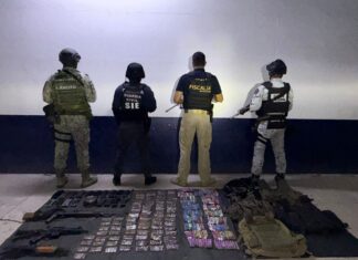 SSP asegura armamento y droga en Buenavista