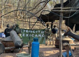 Defensa localiza y desmantela laboratorio clandestino en Turicato: SSP