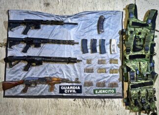 SSP asegura 4 fusiles, 4 vehículos y municiones en Operación Apatzingán: SSP