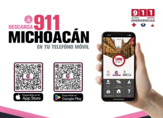 Gobierno de Michoacán lanza nueva app 911, multilingüe y accesible para todos