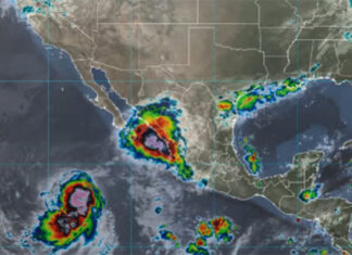 Huracán Narda se debilita a categoría 1, pero mantiene pronóstico de lluvias en Michoacán, Jalisco y Colima