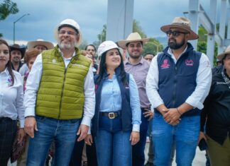 Gladyz Butanda continúa construyendo obras complementarias del teleférico en Uruapan