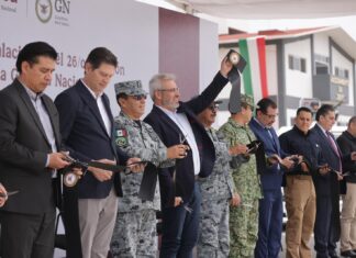 Inaugura Bedolla cuartel regional de la Guardia Nacional en Tarímbaro