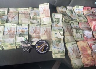 SSP detiene a hombre que viajaba con más de 660 mil pesos